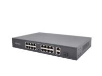 VIDEOPARK VP-16P-2UPG-1SFP 16 PORT POE 10/100 + 2 PORT GBIT UPLINK + 1 PORT SFP 300W POE SWITCH DAHİLİ POWER